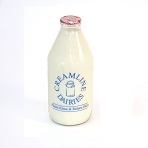  1 pint semi-skimmed milk (glass)
